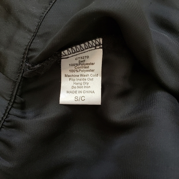 TCEC Black Lace Top, Size S - Picture 7 of 8